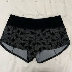 Lululemon speed up shorts size 2, 2.5